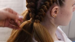 AfroMari Выпуск №92 | 4 БРЕЙДА В 2 ХВОСТА. Как плести БОКСЕРСКИЕ КОСЫ с техникой ВОСЬМЕРКА