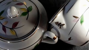 Сливочник-молочник + сахарница (Полонский фарфоровый завод) 1953 - 1957 гг., СССР