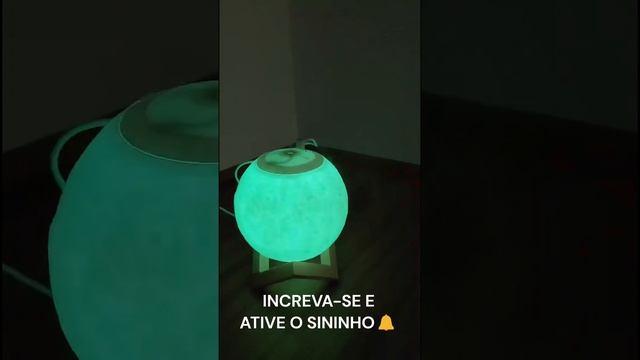 UMIDIFICADOR E LUMINÁRIA LED LUA? A COMBINAÇÃO PERFEITA PARA SUA CASA? #Short