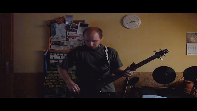 Behemoth - Conquer All (live) - bass cover смотреть онлайн