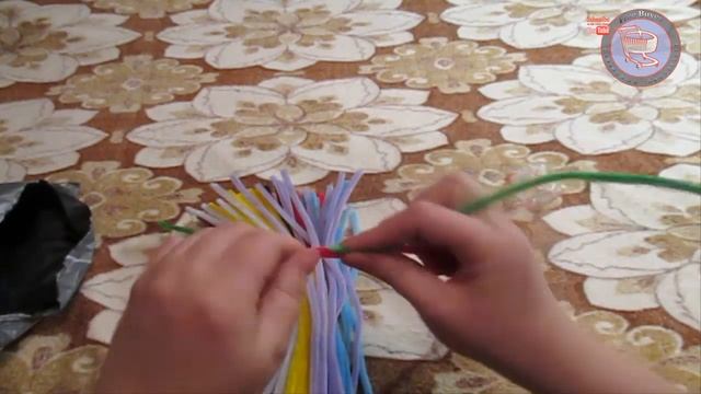 DIY Синельная проволока. Поделки из синельной проволоки. Посылка из Китая №130