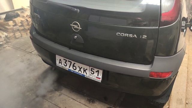 OPEL CORSA C 1.2 моей супруги. немного аксессуаров и раскоксовка