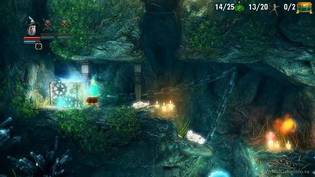 Секреты прохождения Trine Enchanted Edition (Уровень 2 Холлы Академии) смотреть онлайн