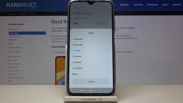 How to Set Up Screen Timeout in POCO C3 – Change Time of Turning Off The Display смотреть онлайн