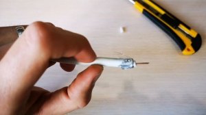 Как подсоединить антенный кабель к штекеру самому