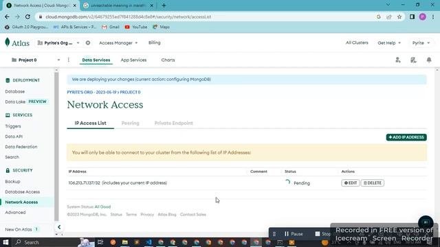 MongooseServerSelectionError: Could Not Connect To Any Servers In Your MongoDB Atlas Cluster.
