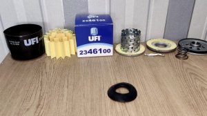 Котэ + РТИ масляного фильтра UFI 2346100 после заморозки.