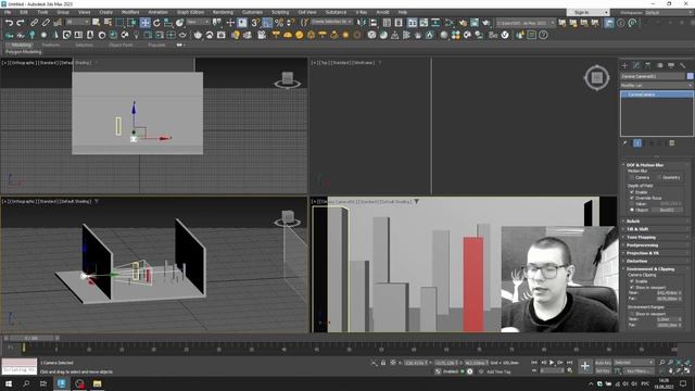 3Ds Max №4 Настройки рендера, настройки камеры и еще немного о источниках света смотреть онлайн