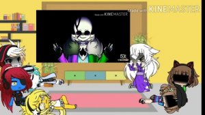 { Undertale Gacha Life } Реакция персонажей Андертейл на меме