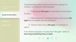 Understanding "Life Span"