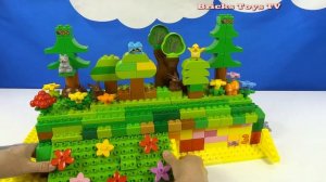 Строим из Lego Duplo, Build and Play toys Lego, Лего Дупло - railway tunnel #1(железная дорога)