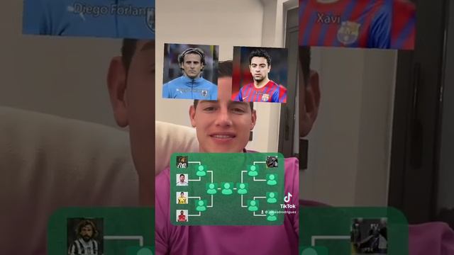 James Rodriguez favorite player is Messi - James Rodriguez latest TikTok #football