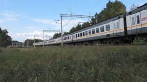 Электропоезд ЭД4МКу-0151 ЦППК перегон Шемякино - Малоярославец