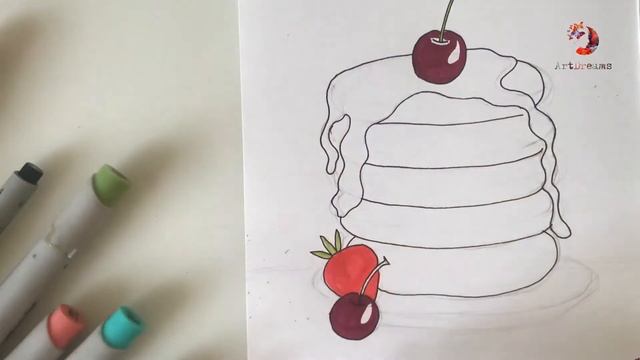 Урок - Рисуем Блинчики Маркерами За 20 Минут!
