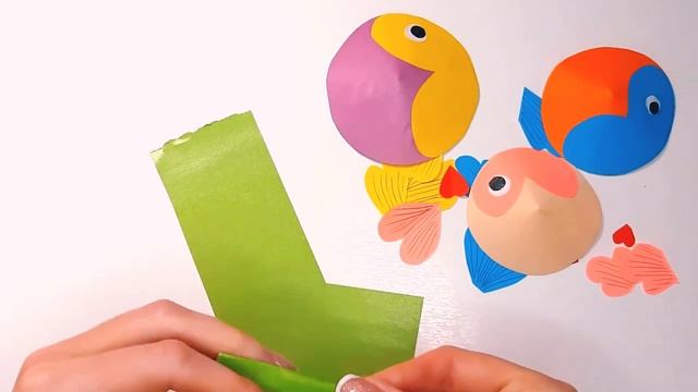 Аппликация Рыбки смотреть онлайн