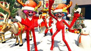 ХАГГИ ВАГГИ И КИСИ МИСИ ПРАЗДНУЮТ НОВЫЙ ГОД 2022 Poppy Playtime ГТА 5 МОДЫ! ОБЗОР МОДА в GTA 5 ВИДЕО