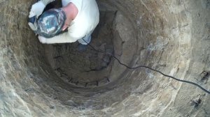как узнать  рамками глубину колодца 1часть