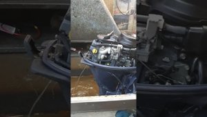 YAMAHA F15 гидроподъём!!!