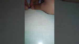 Сделал красивый прямоугольник с разноцветных, маленьких, круглых магнитиков