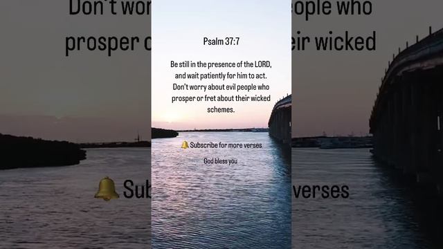 Be Still | Psalm 37:7 | Bible Verse #youtubeshort #faith #inspiration