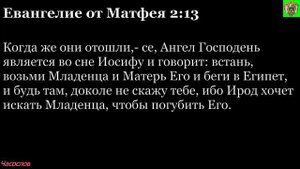 Аудиокнига. Библия. Новый Завет. ЕВАНГЕЛИЕ ОТ МАТФЕЯ. Глава 2