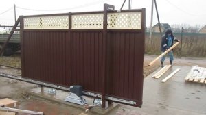 Откатные ворота Гранд Лайн Спб 929 08 69