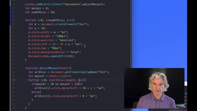 Beginning Coding With Javascript. Lesson 32: Mouse Margin
