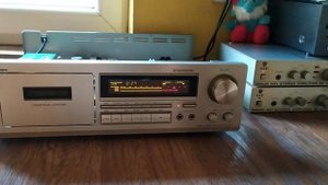 ONKYO Integra TA-6711,, javítás utáni teszt..Zene: Z'Z top:Stages