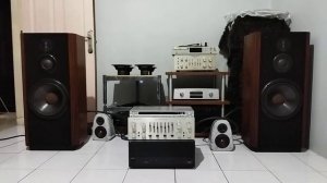 DRUM test with Infinity Kappa 7 speakers - SAE Mark 1B pre amplifier equalizer - Adcom GFA 5500