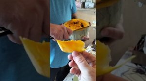 режем первую тыкву