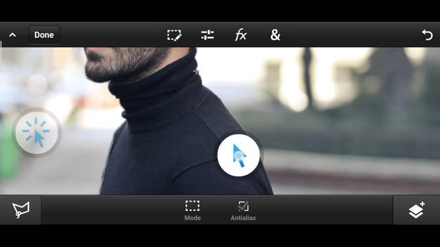 How to remove background using polygon tool in PS Touch | Photoshop Touch Tutorial