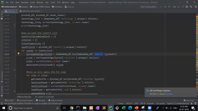 JavaScript Drill Down Report | Lead Analytics Project | Python Project | Data Visualization Python