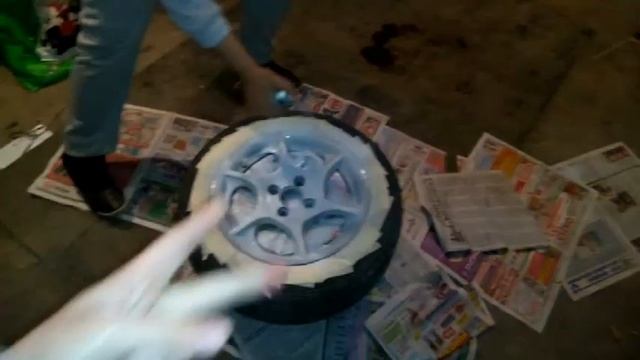 Тачка на прокачку - Как покрасить диски (черный цвет) смотреть онлайн