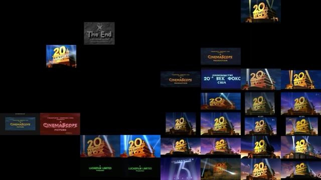 20-ый век фокс 64 заставки сразу. 20th century fox 64 screensavers at once. смотреть онлайн