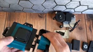 Лазерный уровень нивелир лазер 4х360 градус 4D 16 лучей линий зелёный луч Makita. Аналог MAKITA