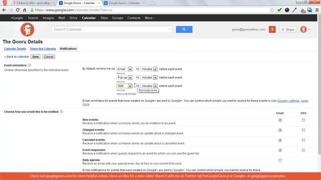 How to Receive Text Message (SMS) Alerts for Google Calendar Events смотреть онлайн