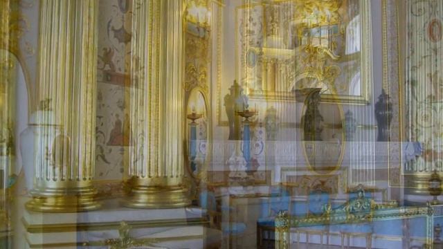 Екатерининский Дворец. Голубая комната. (город Пушкин) смотреть онлайн