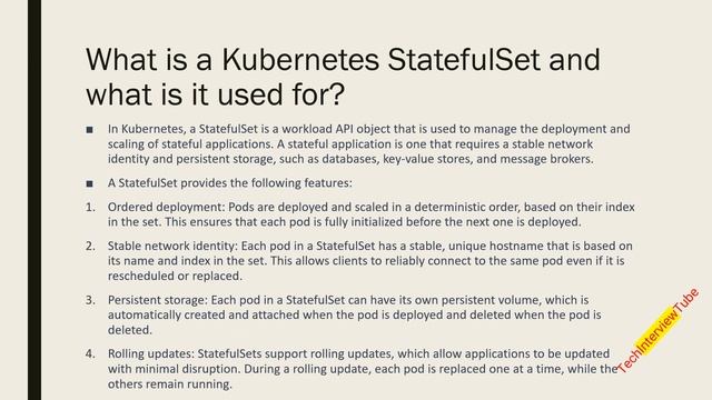 Kubernetes Interview Questions and Answers : Part -3