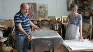 Часть 7. Восстановление орнаментальной части иконы.