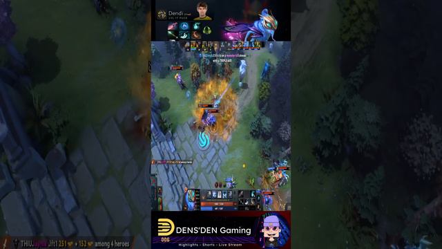 B8 Dendi Puck Gameplay vs TG DPC 2023 NA Division I Game 2