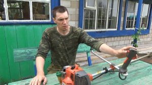 Дела дачные, обзор бензинового триммера Husqvarna.