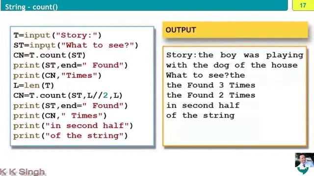 Strings in Python part -2