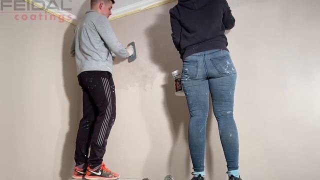 Нанесение декоративной краски/штукатурки! Совсем не сложно! Магия на стенах!