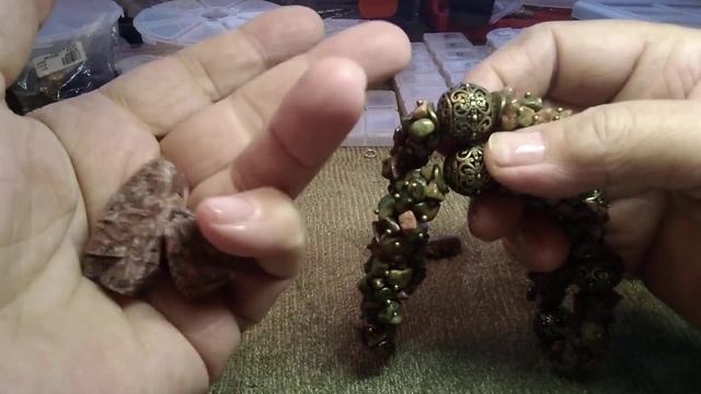 Украшения ручной работы. Унакит. смотреть онлайн