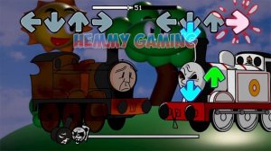 FNF Thomas Railway Showdown Sings Don't Listen | Amanda vs Wooly | Amanda The Adventurer FNF Mods
