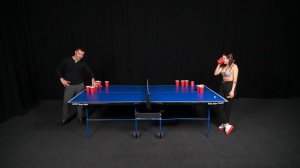 Страх понг | Незнакомцы играют в бирпонг на желания | Катя и Камиль | Чикипау