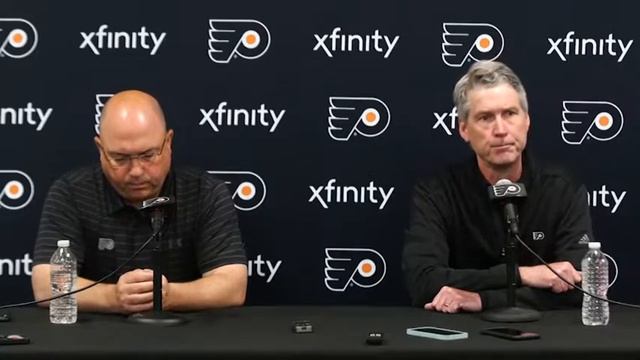 Presser: Hear from Chuck Fletcher and Brent Flahr at their pre-draft media availability... смотреть онлайн