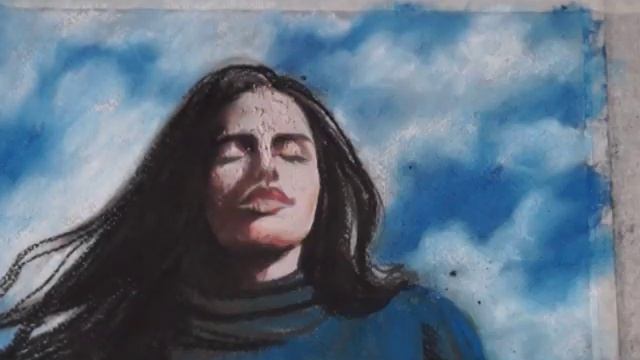 Рисую портрет девушки пастелью/Портрет/Speedpaint