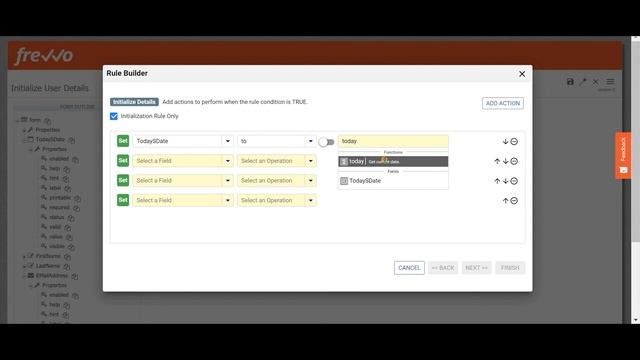 Easy dynamic forms and workflows with the Visual Rule Builder
