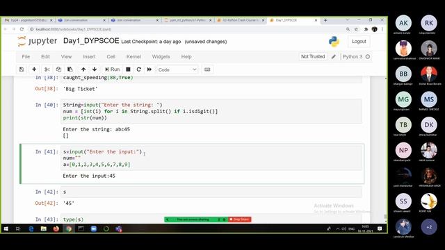 Hands on Python Workshop with Applications and Cloud Deployment  Day 4 18 Nov 2021 Thursday
